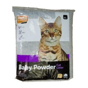 Karlie Flamingo Cat Litter Baby Powder