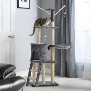 Milo & Misty 3 Platform Cat Tree Scratching Post Activity Centre Review